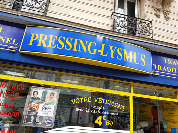 Pressing Lysmus 75018 Montmartre